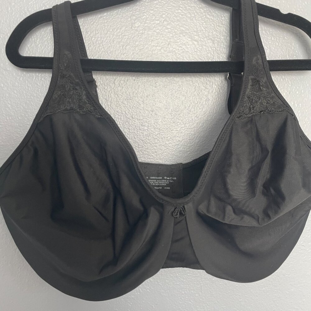 Bali Minimizer Bra Underwire Black 38DD set of 2 - Picture 3 of 8